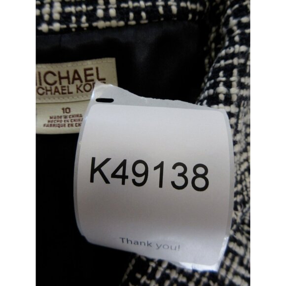 Michael Kors Blazer 10 Silk Tweed Jacket Business Preppy Y2K NEW - Picture 11 of 11